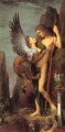 Œdipe et le Sphinx Symbolisme mythologique biblique Gustave Moreau